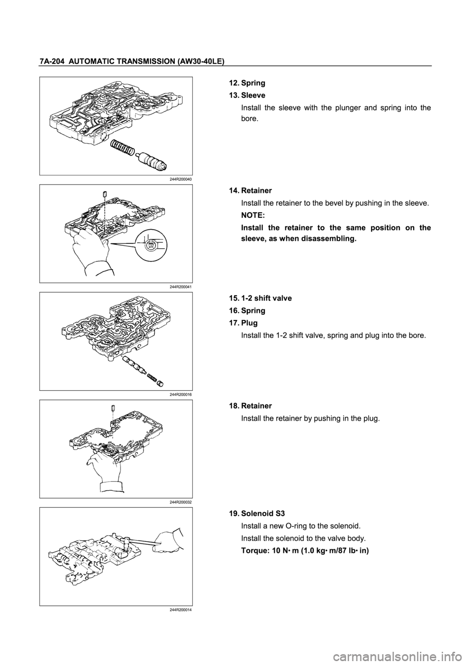 ISUZU TFR SERIES 1997  Workshop Manual �
�
�
�
�
K
KK KK
KK KK
KK K 