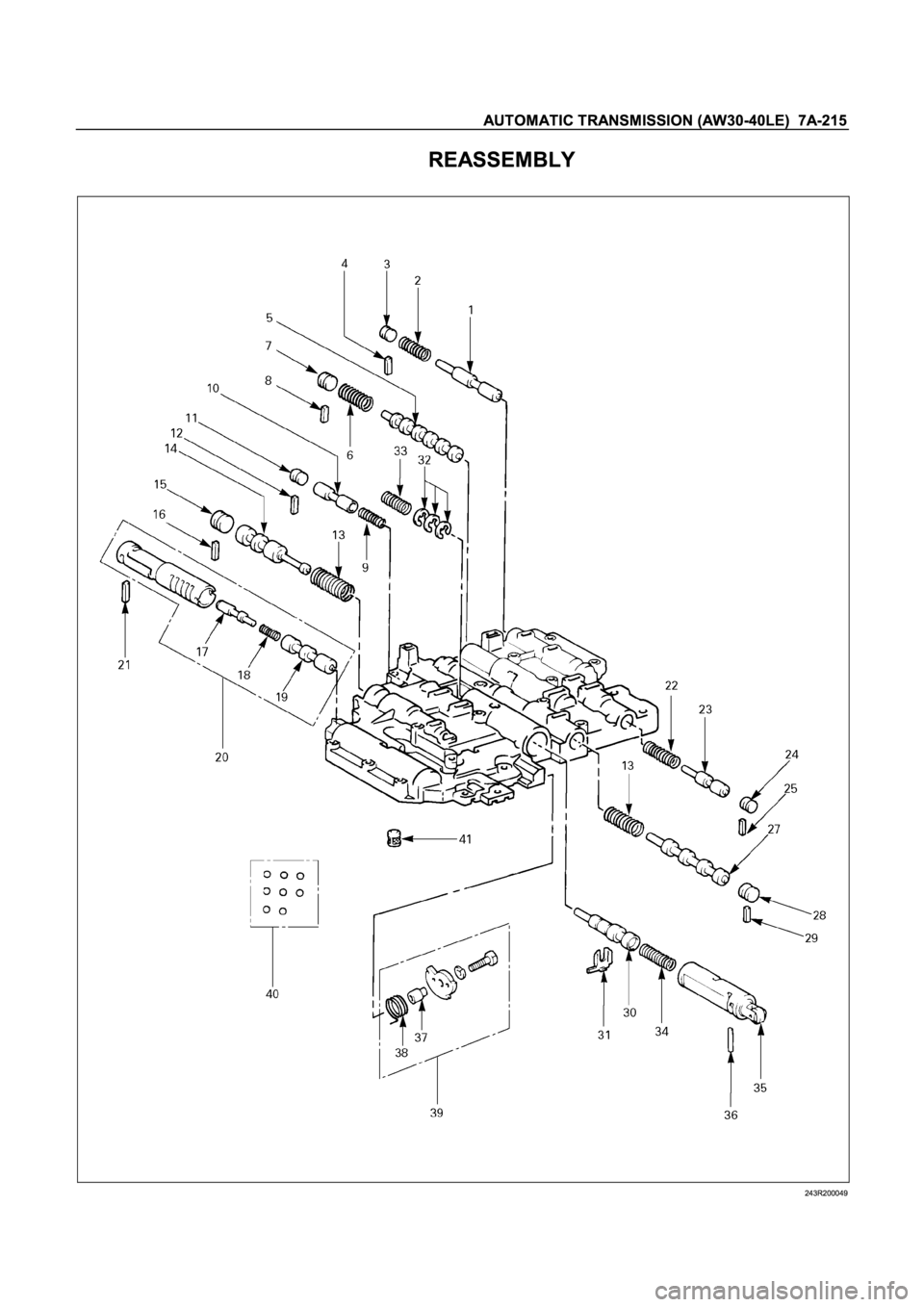 ISUZU TFR SERIES 1997  Workshop Manual 