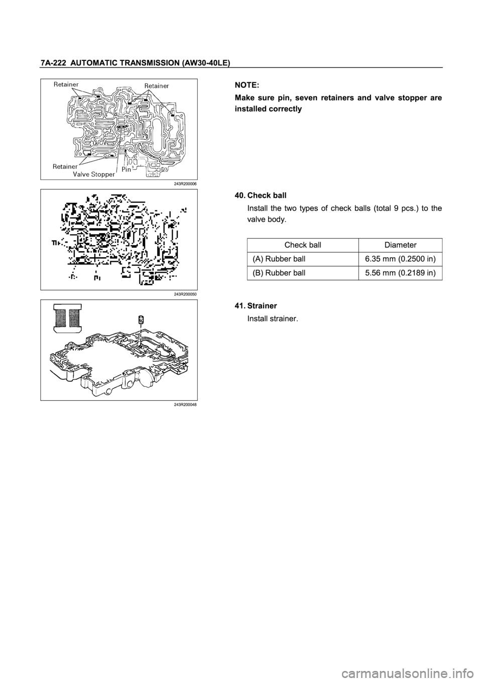 ISUZU TFR SERIES 1997  Workshop Manual �
�
� 