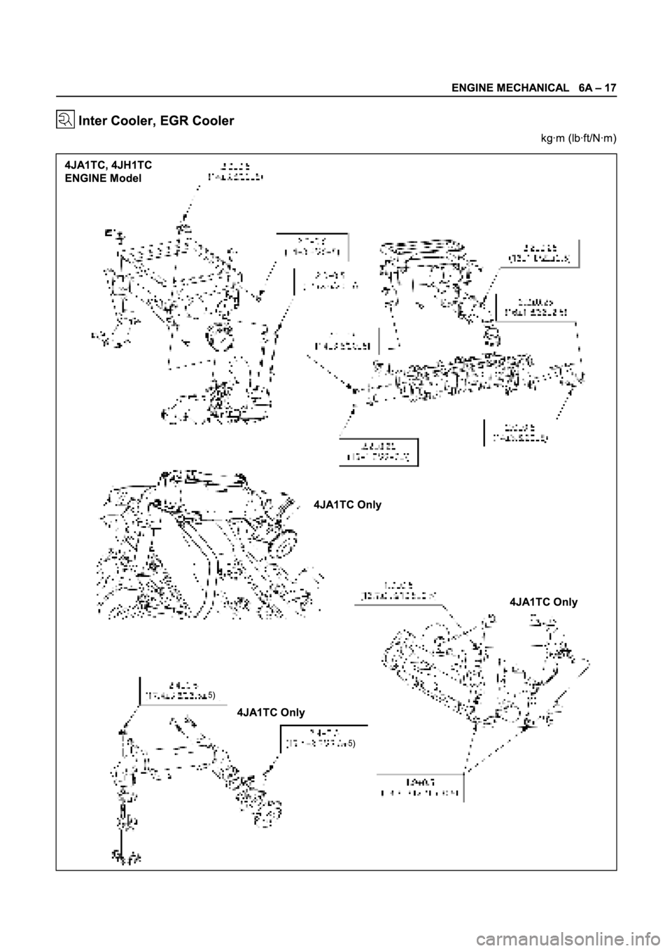 ISUZU TFR SERIES 1997  Workshop Manual 