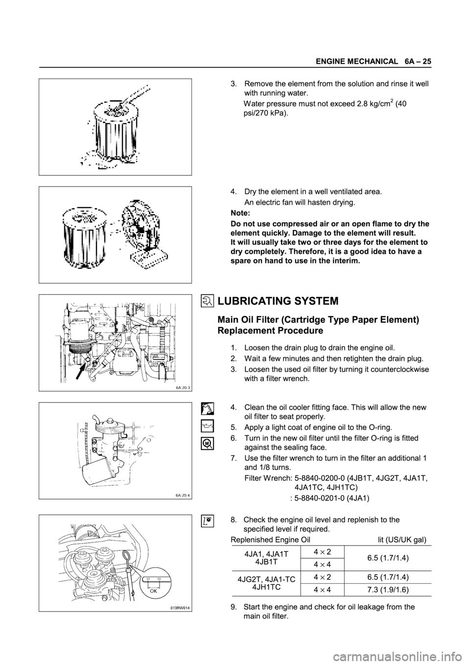 ISUZU TFR SERIES 1997  Workshop Manual 