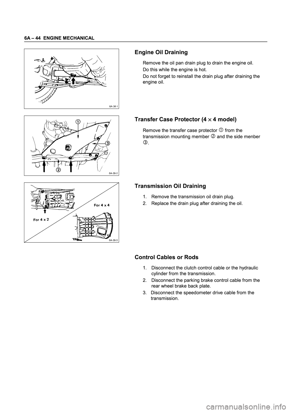 ISUZU TFR SERIES 1997  Workshop Manual 