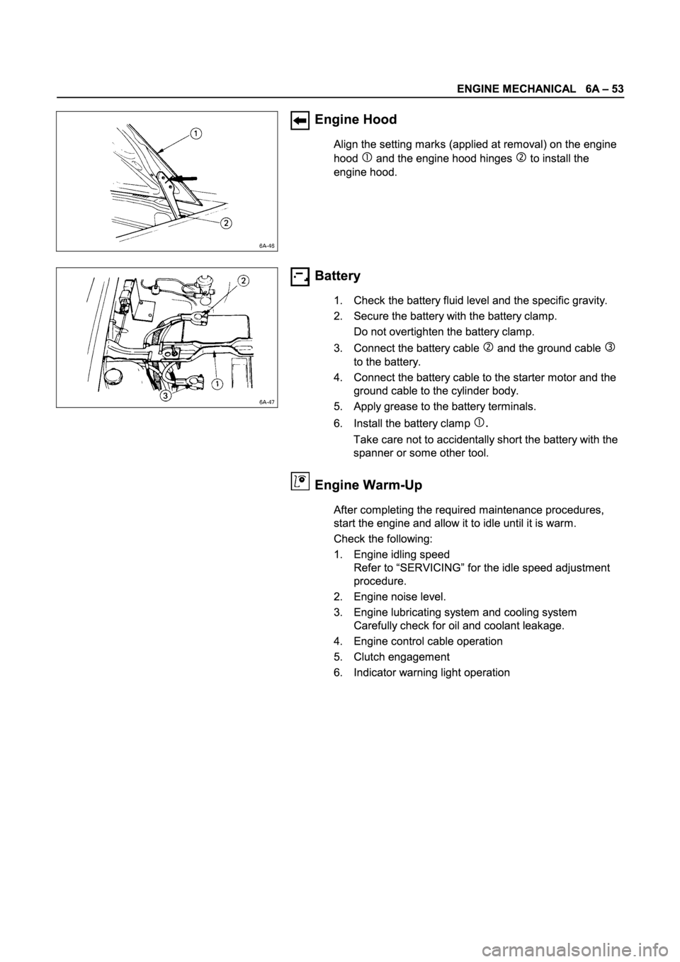 ISUZU TFR SERIES 1997  Workshop Manual 