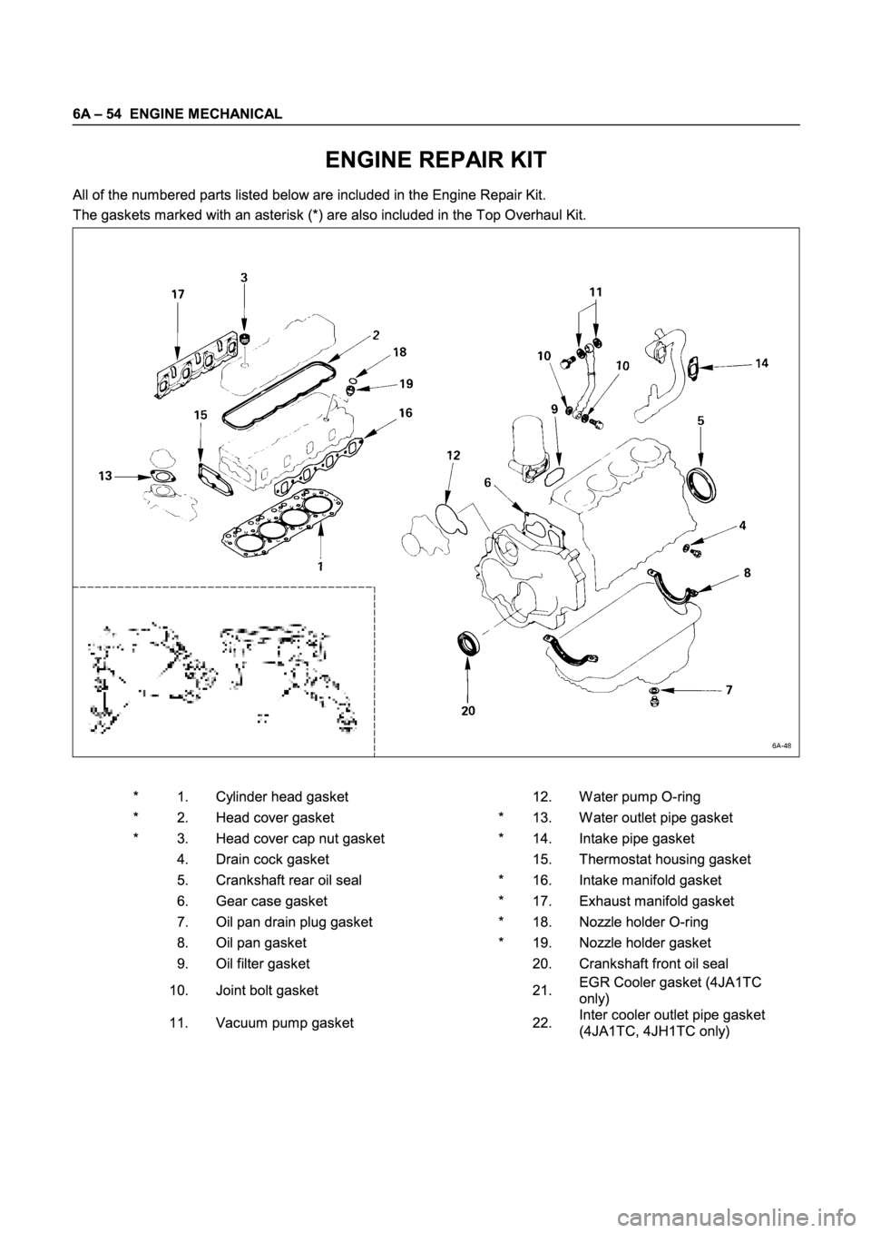 ISUZU TFR SERIES 1997  Workshop Manual 