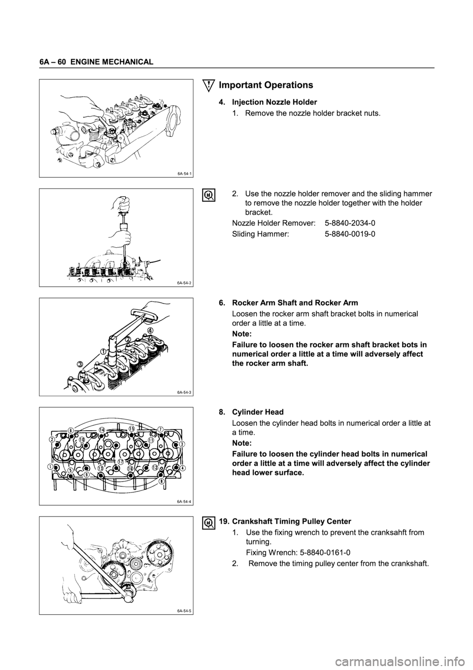ISUZU TFR SERIES 1997  Workshop Manual 