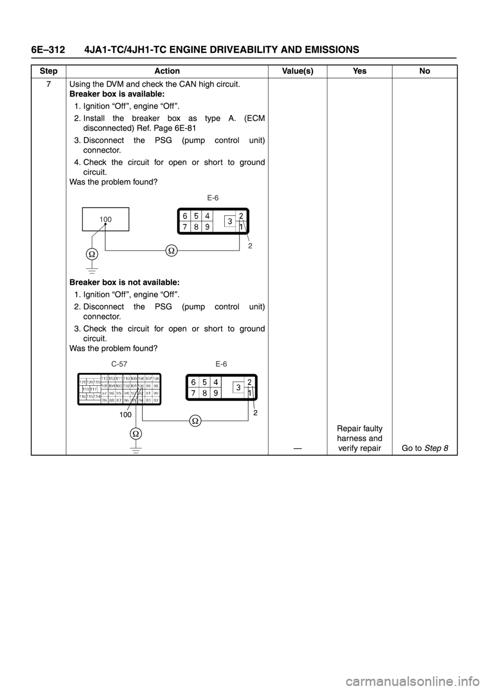 ISUZU TFR SERIES 1997  Workshop Manual 