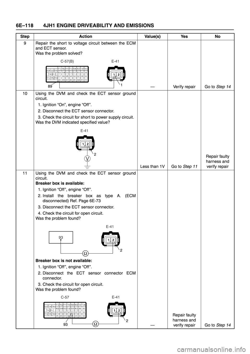 ISUZU TFR SERIES 1997  Workshop Manual 