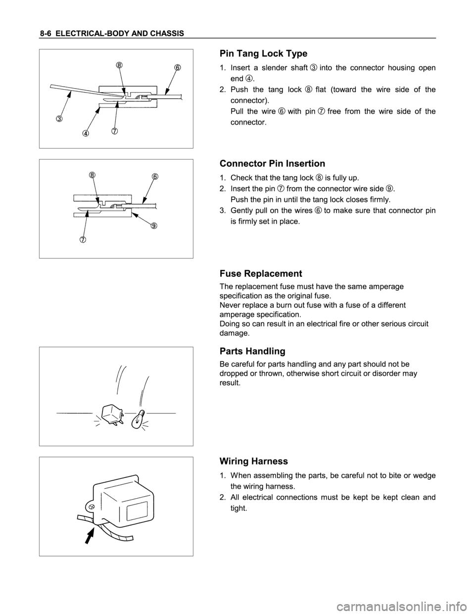 ISUZU TFS SERIES 1997  Workshop Manual 