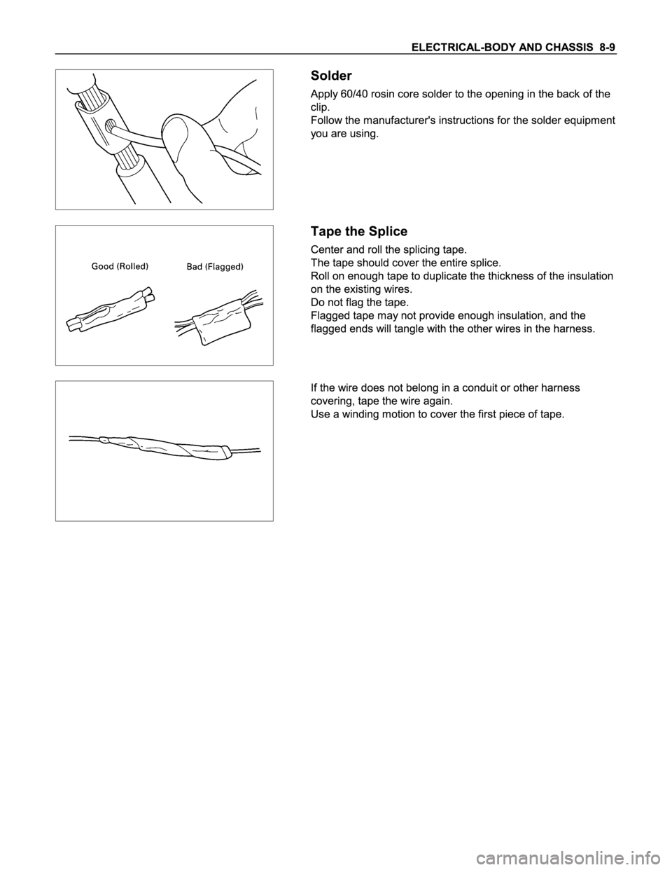 ISUZU TFS SERIES 1997  Workshop Manual 