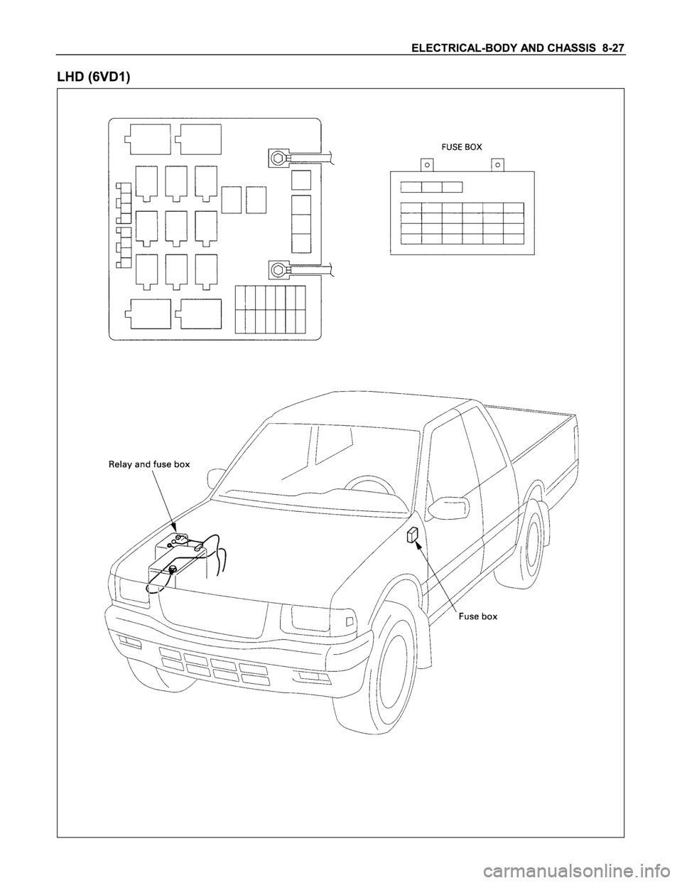 ISUZU TFS SERIES 1997  Workshop Manual 