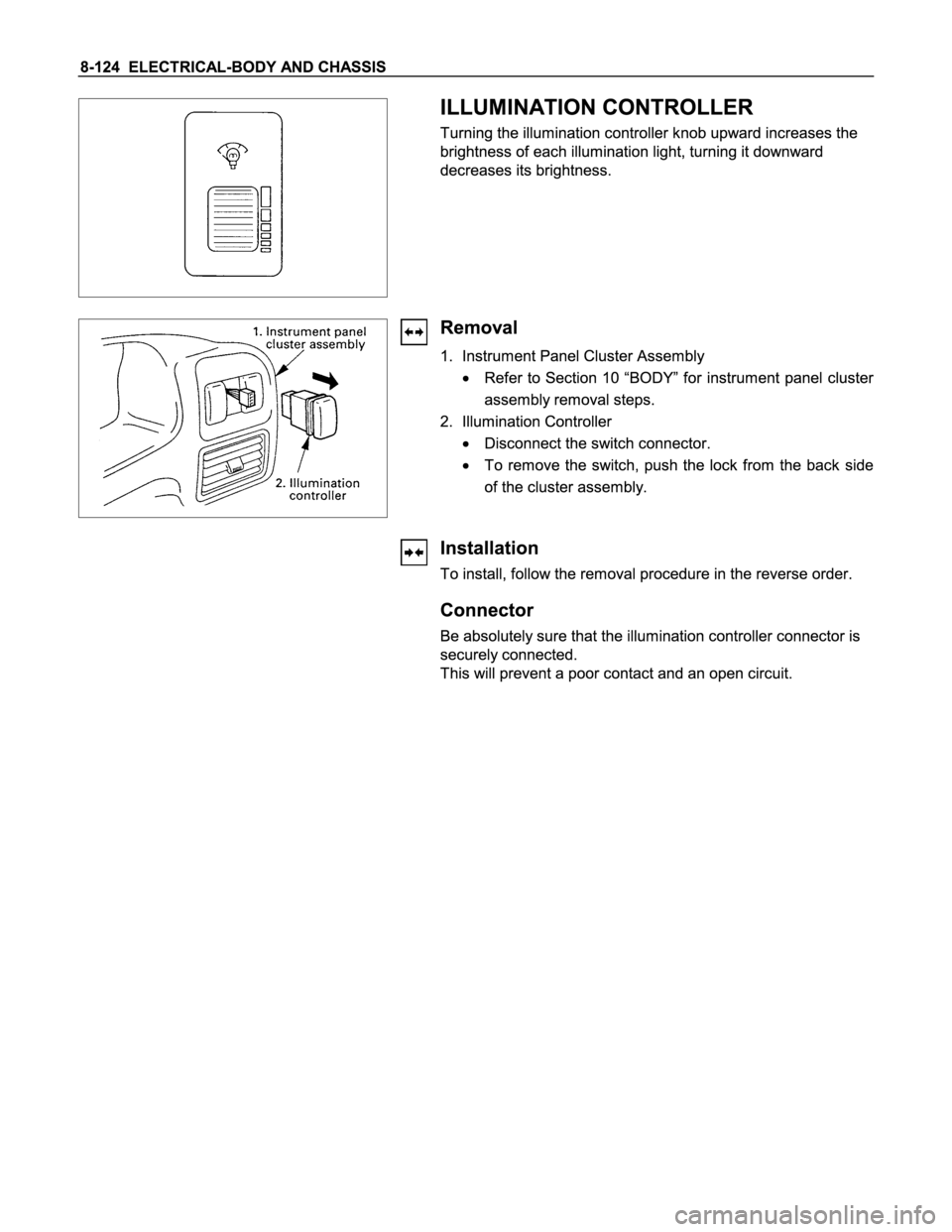 ISUZU TFS SERIES 1997  Workshop Manual 