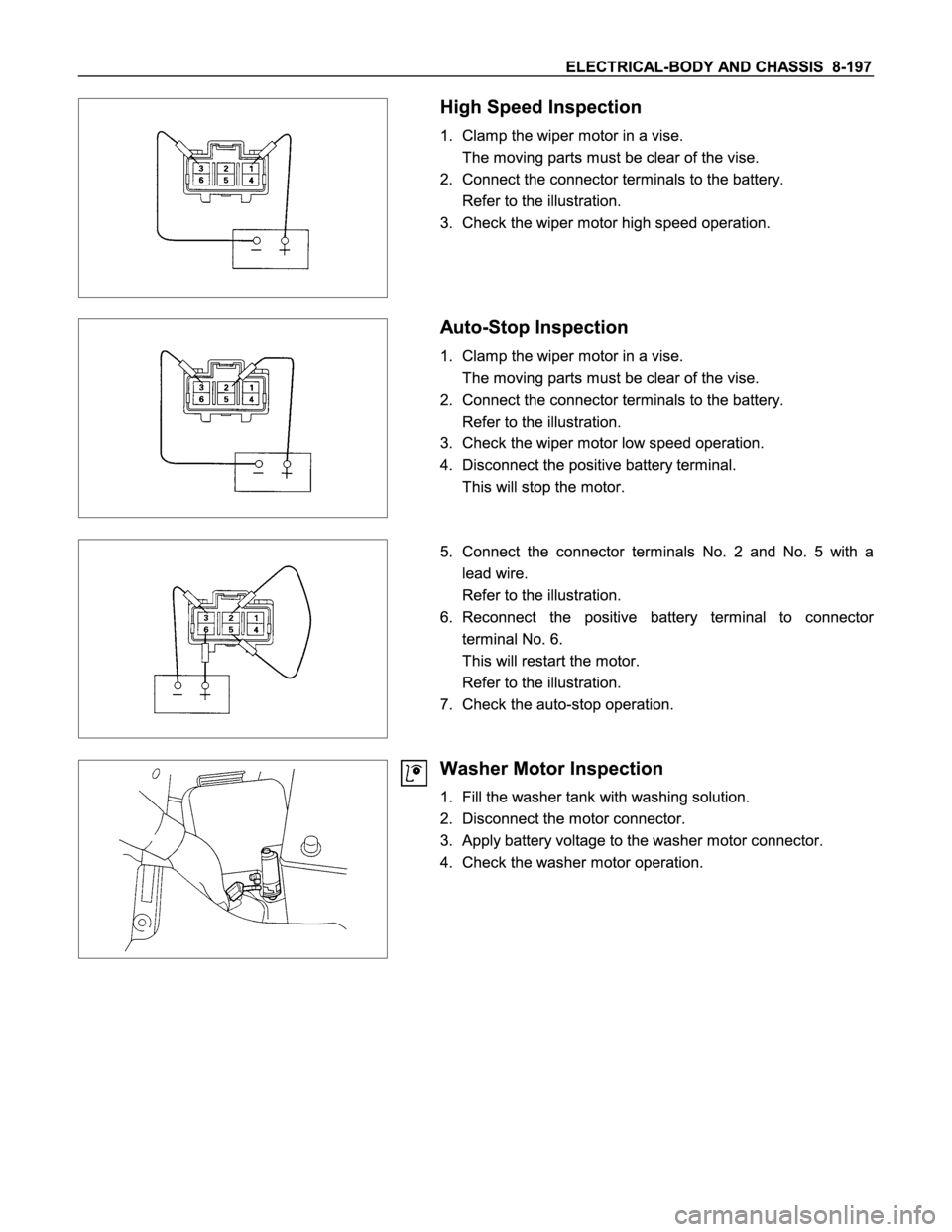 ISUZU TFS SERIES 1997  Workshop Manual 