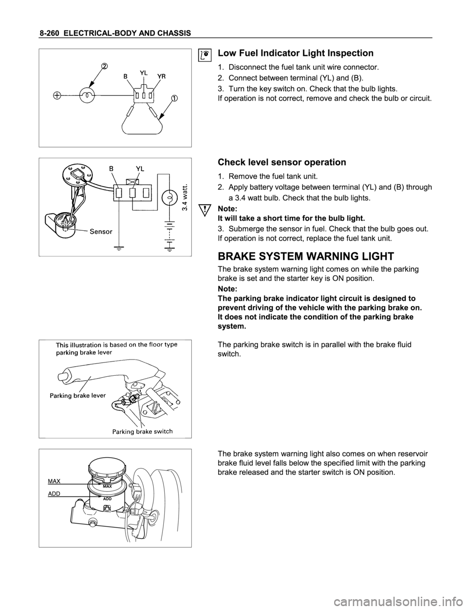 ISUZU TFS SERIES 1997  Workshop Manual 