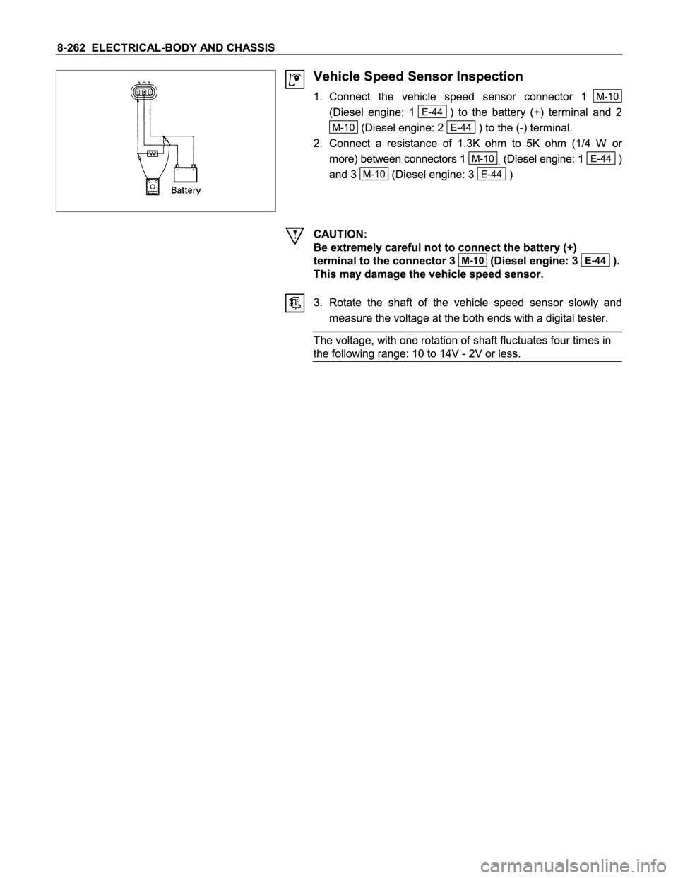 ISUZU TFS SERIES 1997  Workshop Manual 