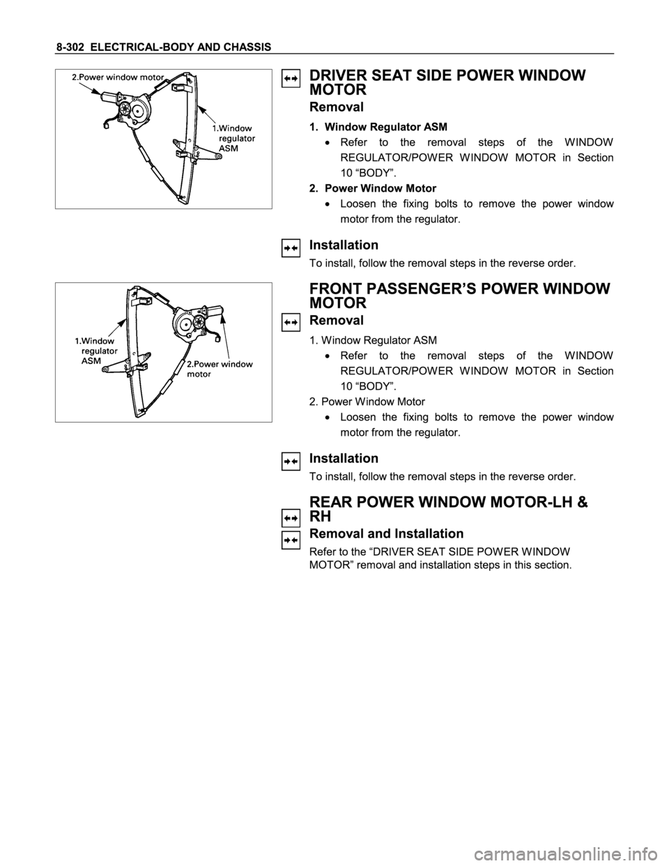 ISUZU TFS SERIES 1997  Workshop Manual 
