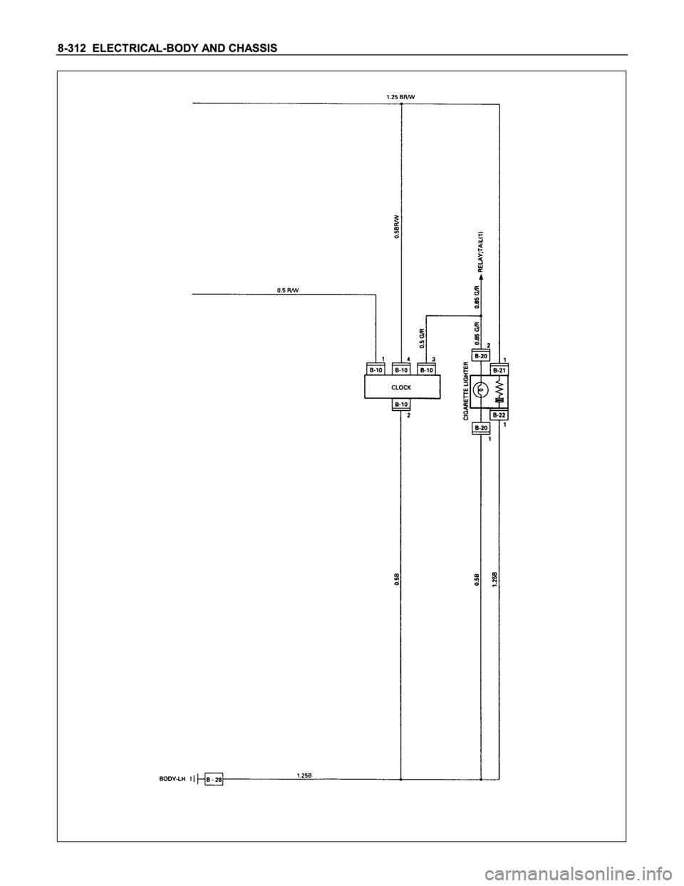 ISUZU TFS SERIES 1997  Workshop Manual 