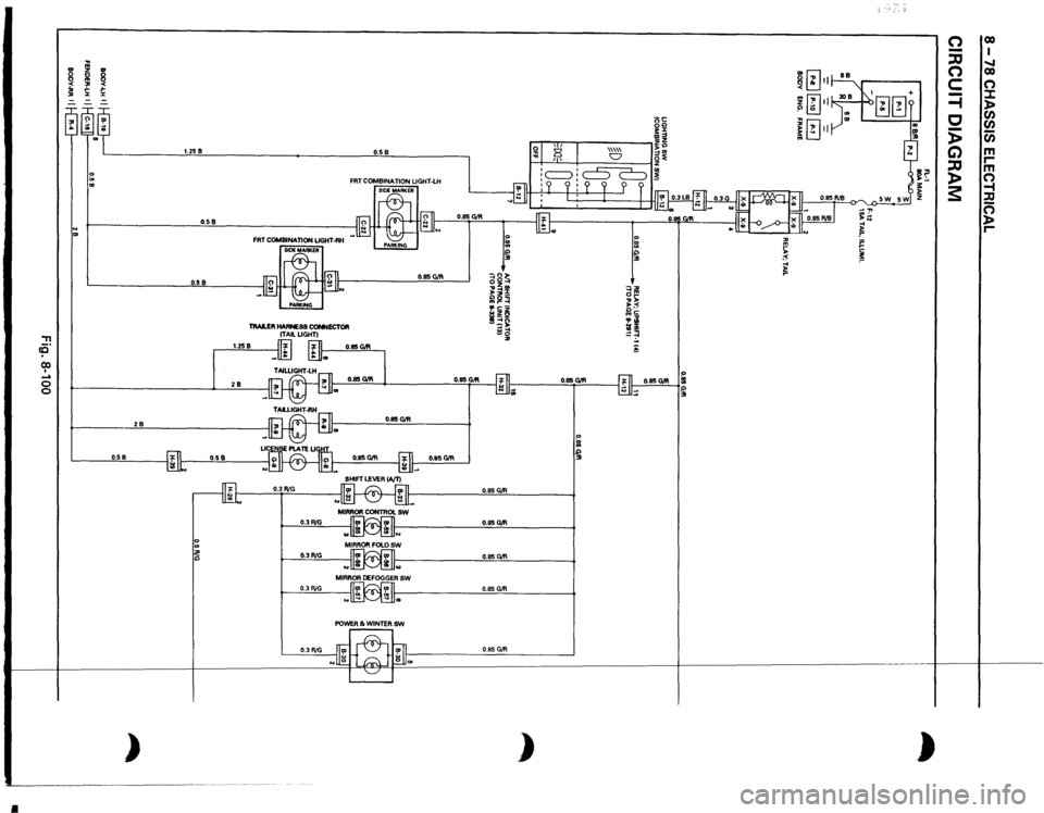 ISUZU TROOPER 1995  Workshop Manual • 
., ce· 0) I ..... 0 
0 
I , N .. ~ I !i: 1;: .. 8 t :J: 
28 
1.25 
8 0.58 
0.58 
FRT 
COMBINAnON 
UGHT-RH 
""""u"ow""" 
I 
TIIAJlER 
HARNESS 
CONNECTOR 
(TAILUGHTI 
1.25 
B 
28 
0.58 
I 
0.