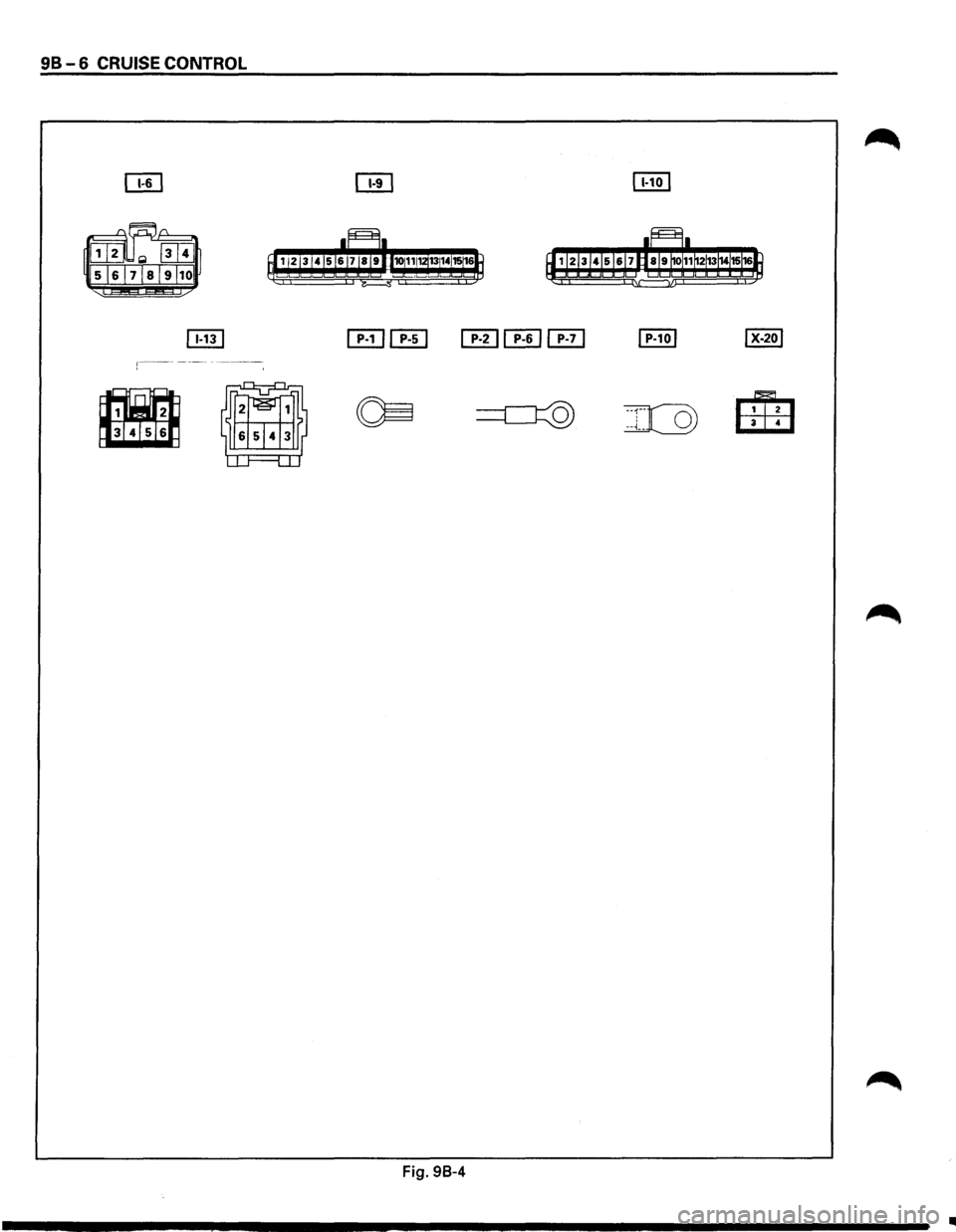 ISUZU TROOPER 1995  Workshop Manual 98-6 CRUISE CONTROL 
[till [ill [ill CITHEHEJ I P-10 I I X-201 
r--~ ------
• II 
~ I(g) Ei±8 4 -6 
Fig. 
98-4 
..  
