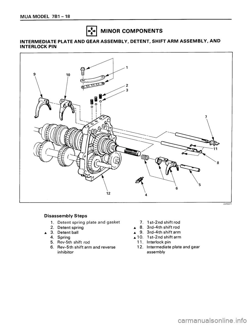 ISUZU TROOPER 1998  Service Repair Manual 