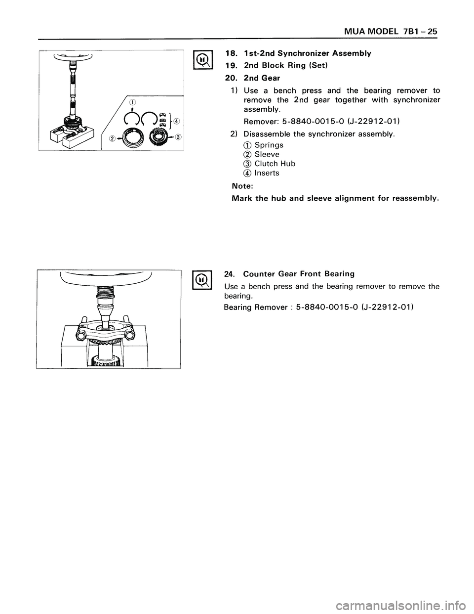 ISUZU TROOPER 1998  Service Repair Manual 