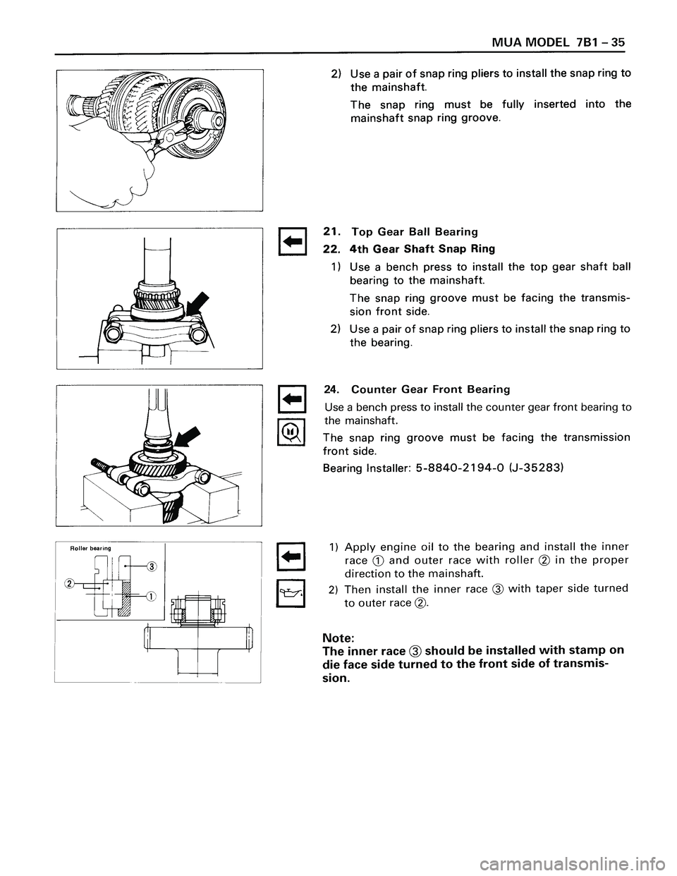 ISUZU TROOPER 1998  Service Repair Manual 