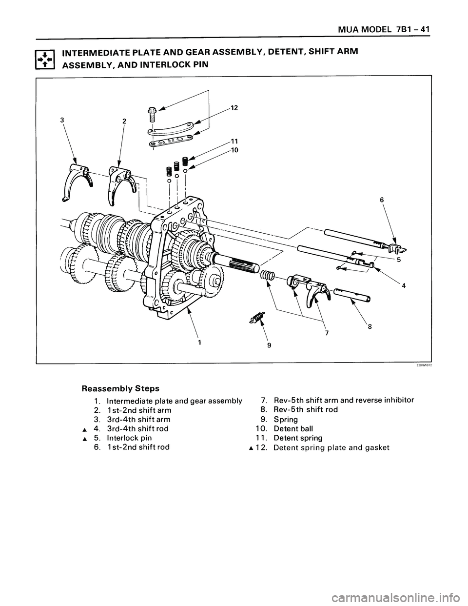 ISUZU TROOPER 1998  Service Repair Manual 