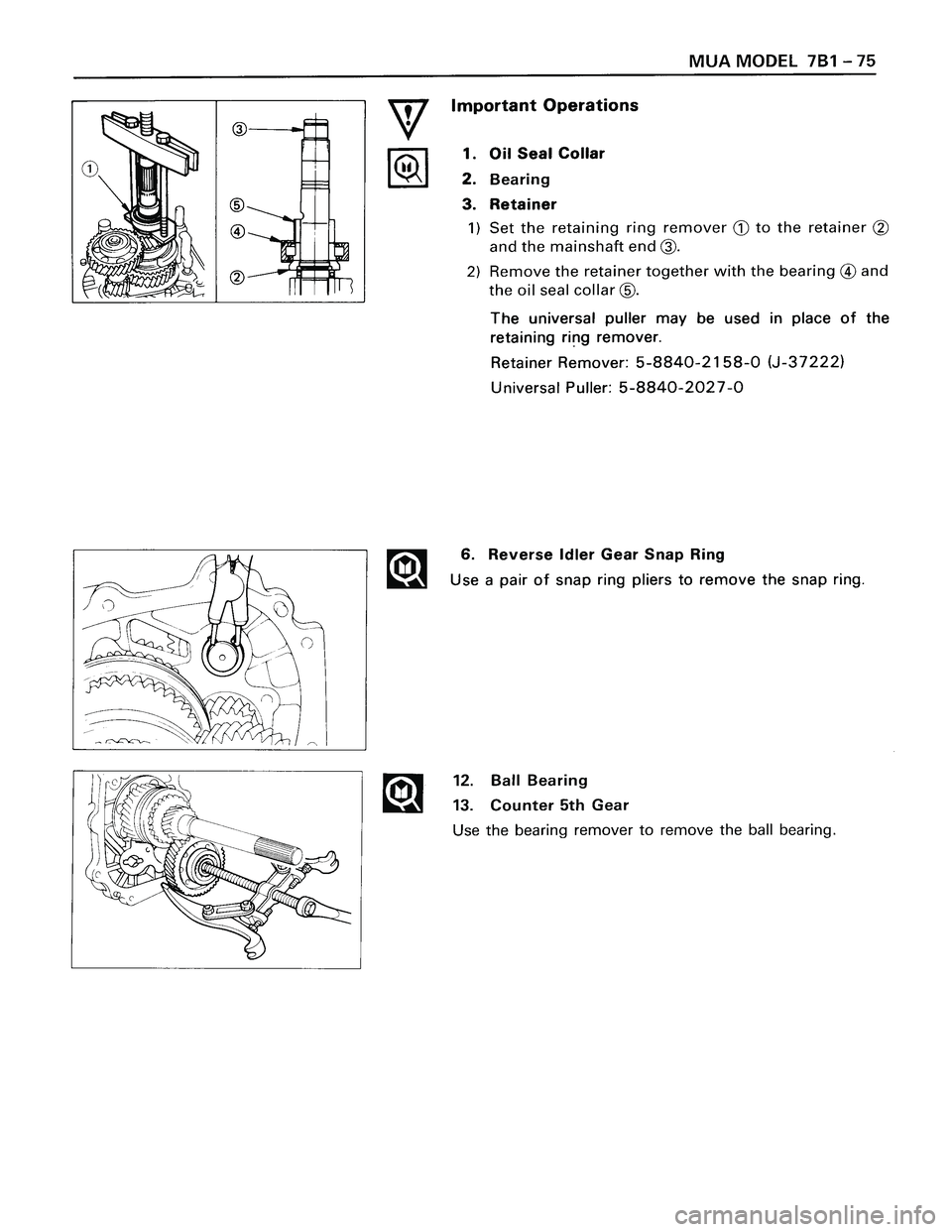 ISUZU TROOPER 1998  Service Repair Manual 