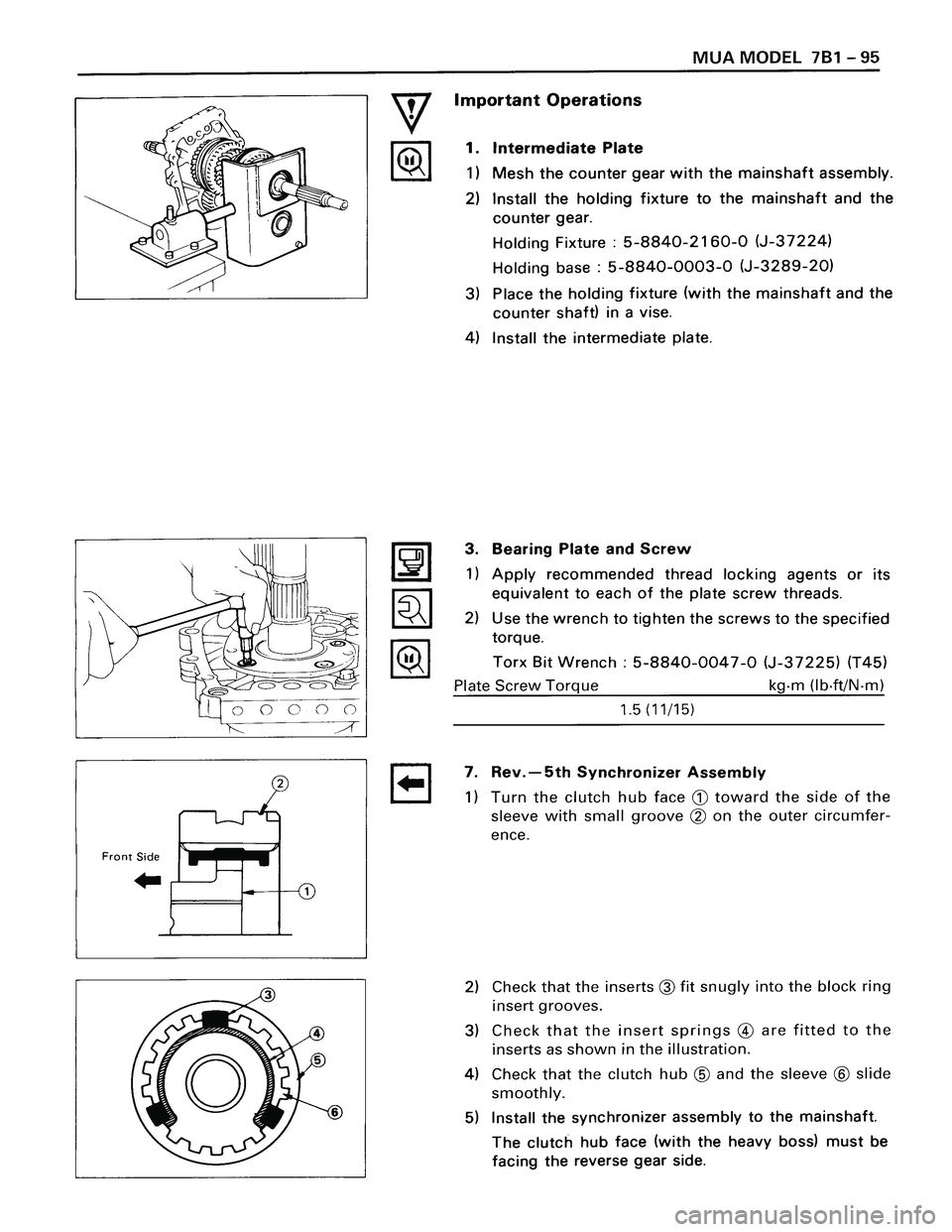 ISUZU TROOPER 1998  Service Repair Manual 