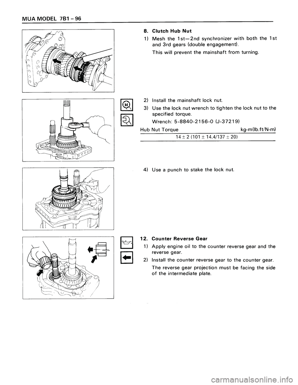 ISUZU TROOPER 1998  Service Repair Manual 