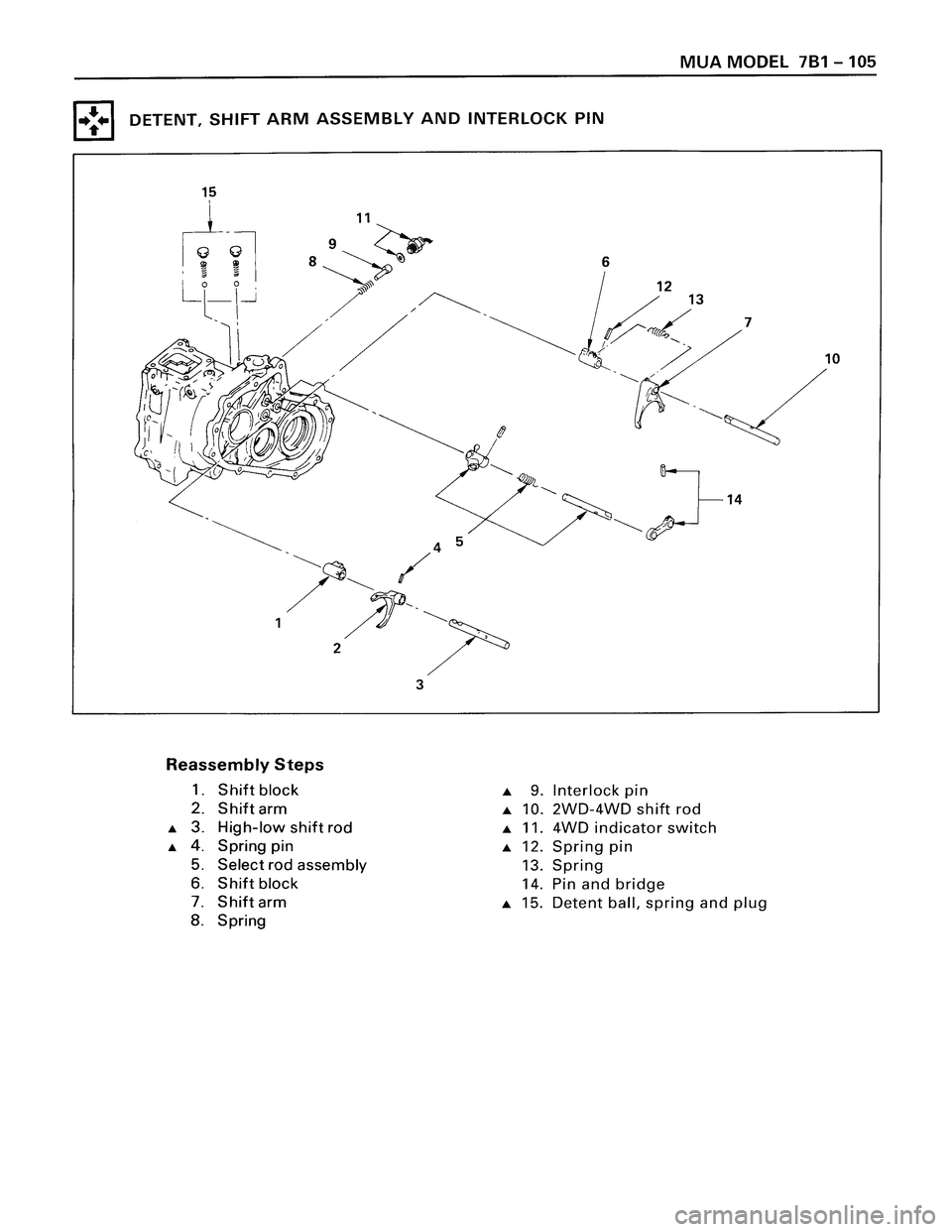 ISUZU TROOPER 1998  Service Repair Manual 