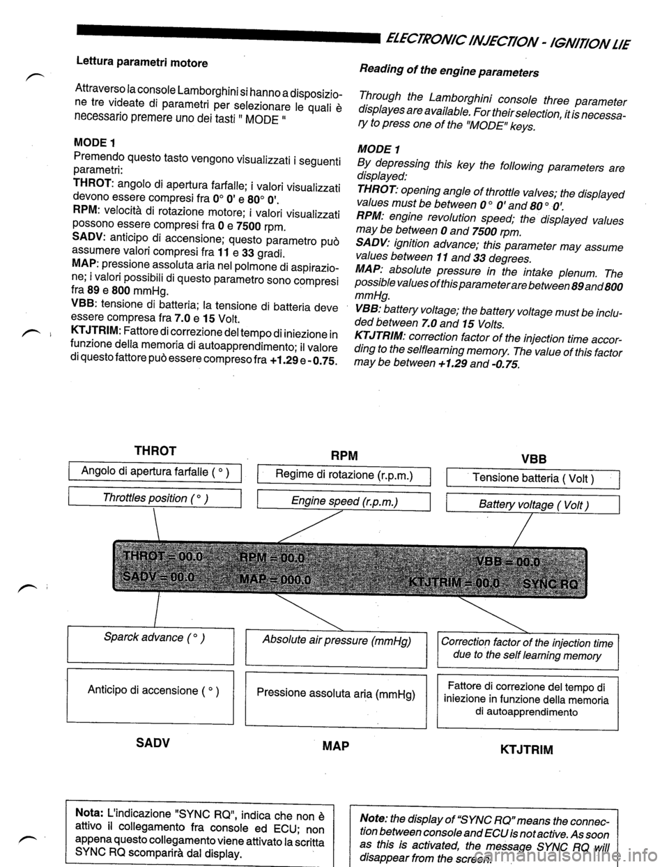 LAMBORGHINI DIABLO 1993  Service Repair Manual 