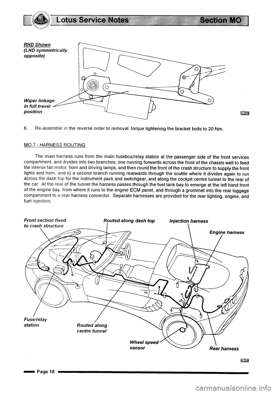 LOTUS ELISE 2001  Service Repair Manual 
