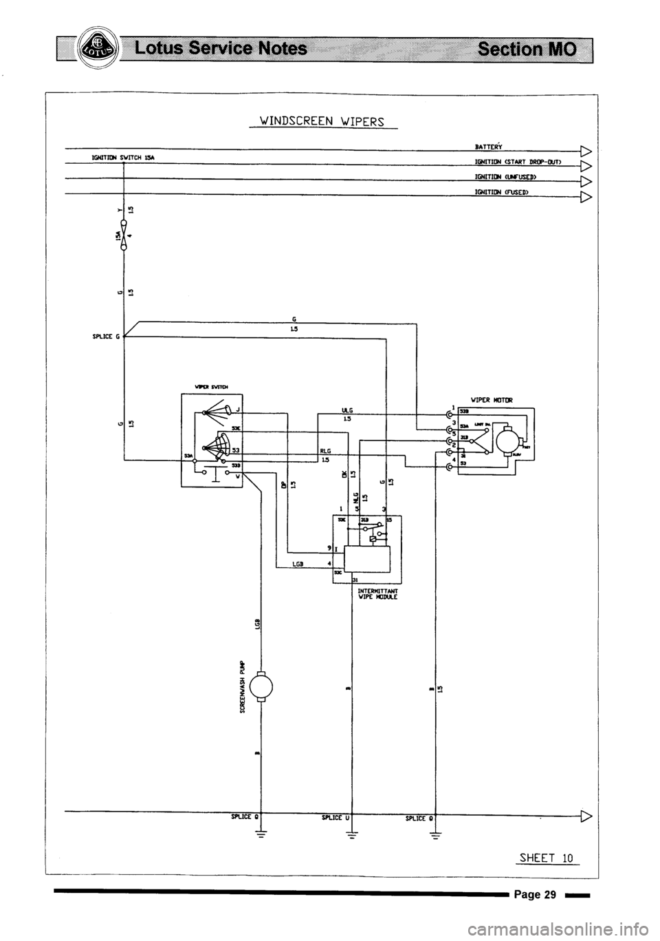 LOTUS ELISE 2001  Service Repair Manual 