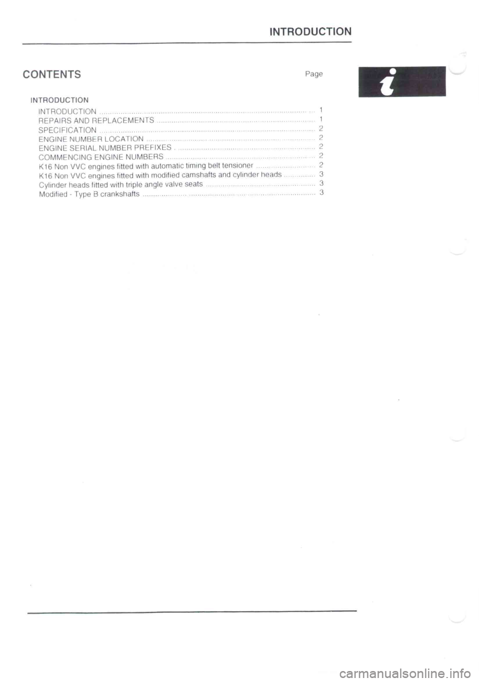 LOTUS ELISE 2001  Service Repair Manual 