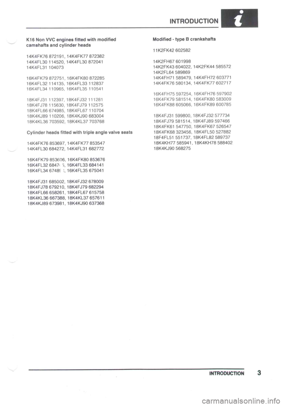 LOTUS ELISE 2001  Service Repair Manual 
