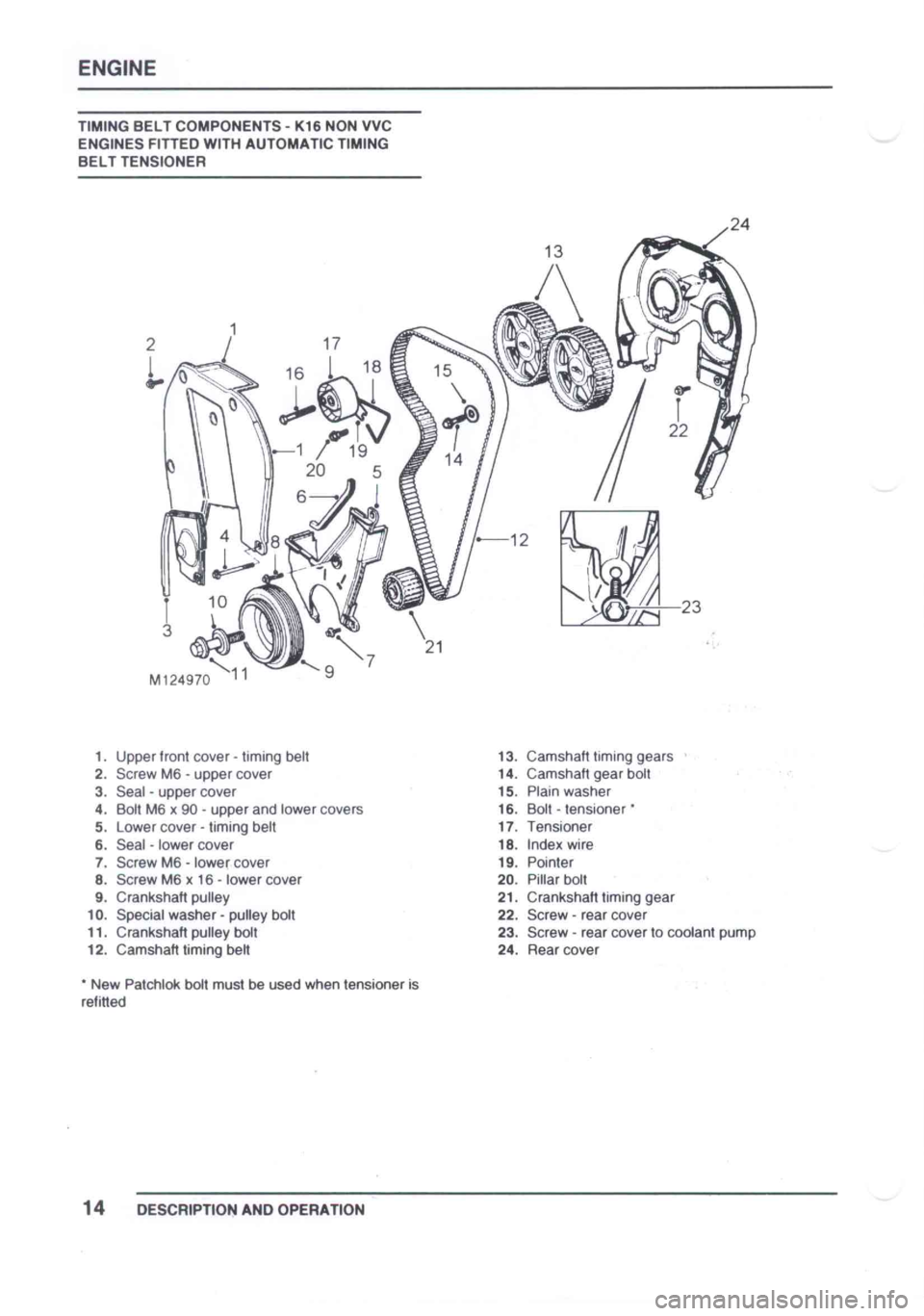 LOTUS ELISE 2001  Service Repair Manual 