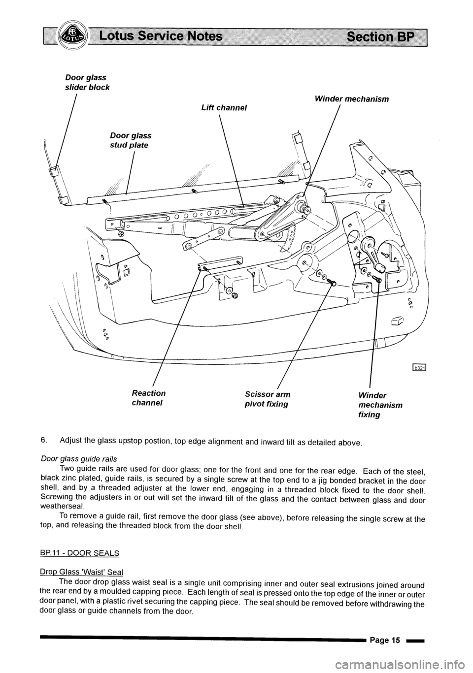 LOTUS ELISE 2001  Service Repair Manual 