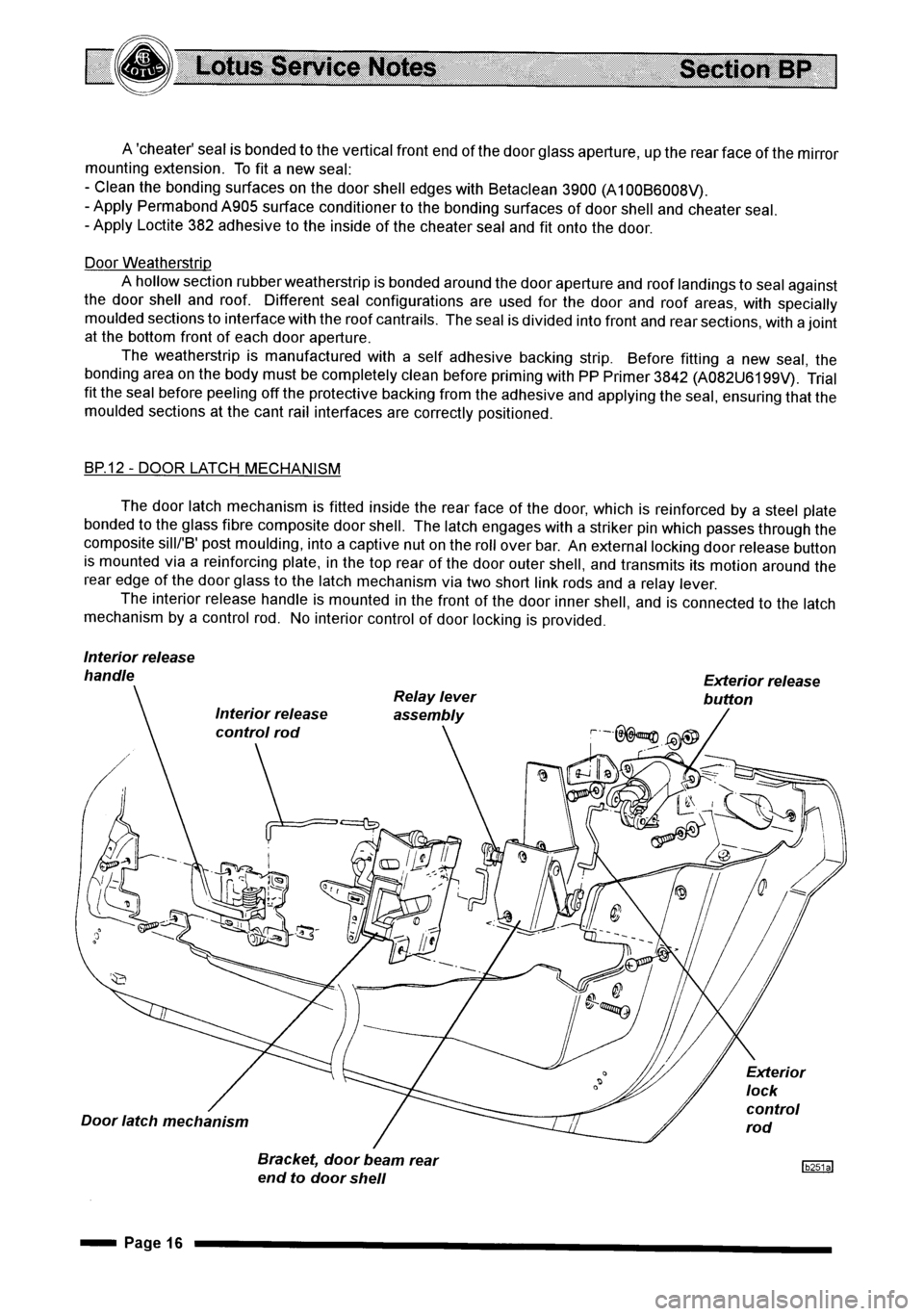 LOTUS ELISE 2001  Service Repair Manual 