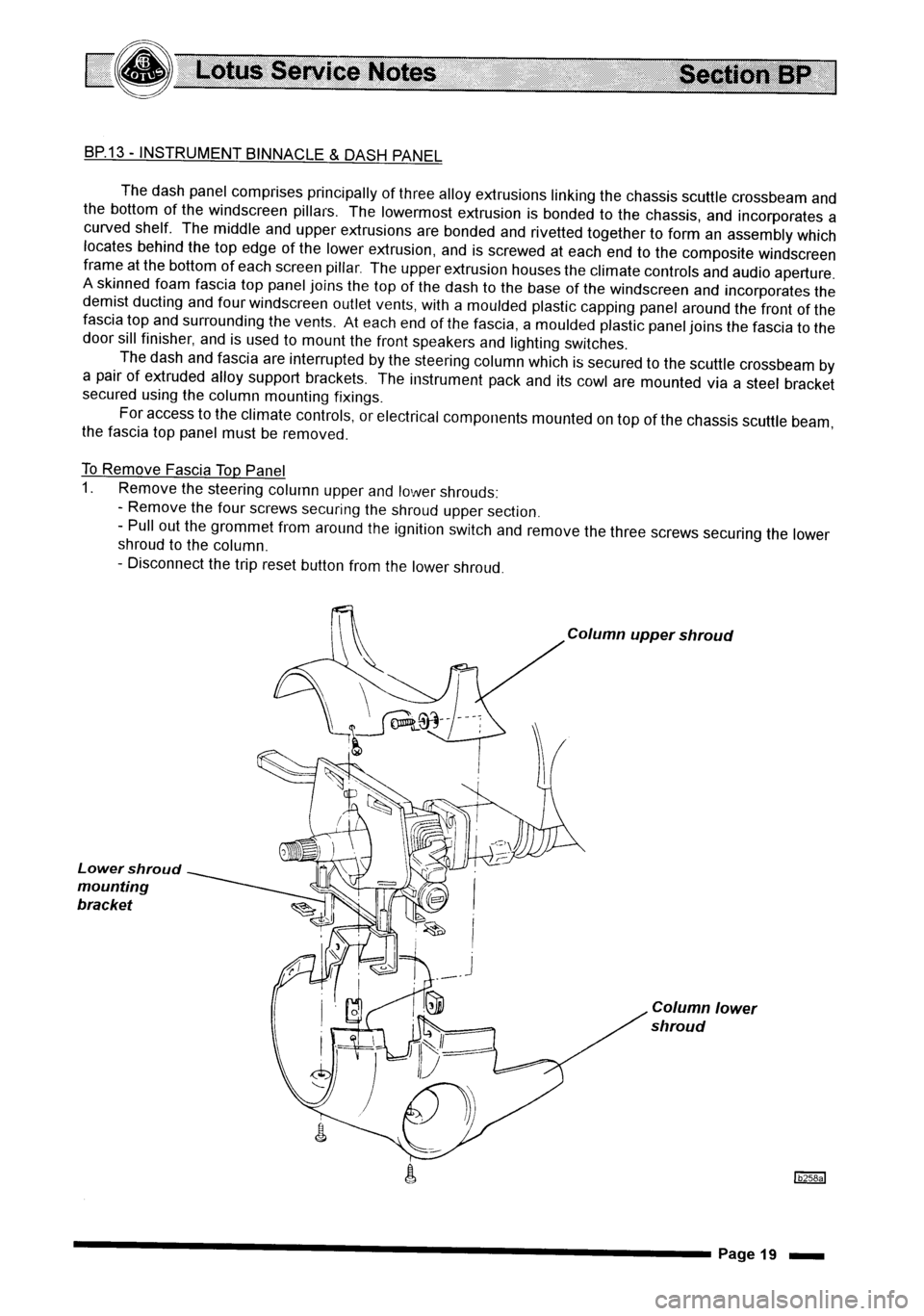 LOTUS ELISE 2001  Service Repair Manual 