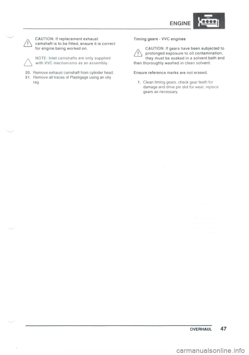 LOTUS ELISE 2001  Service Repair Manual 