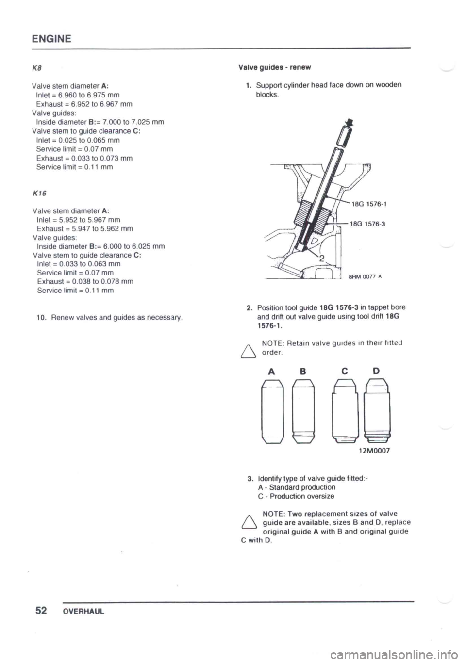 LOTUS ELISE 2001  Service Repair Manual 