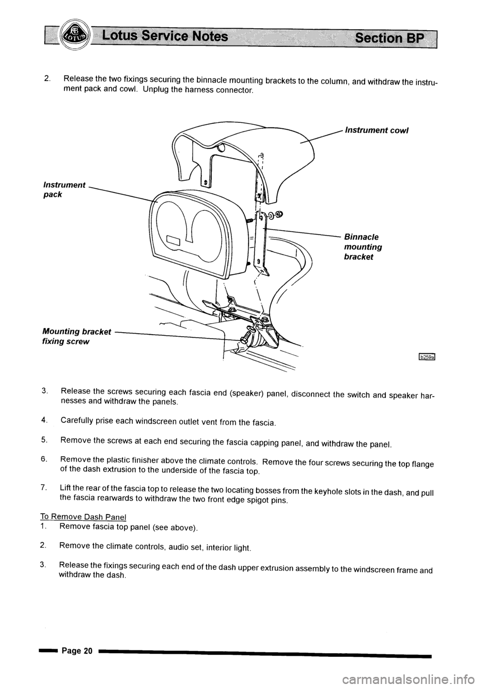 LOTUS ELISE 2001  Service Repair Manual 