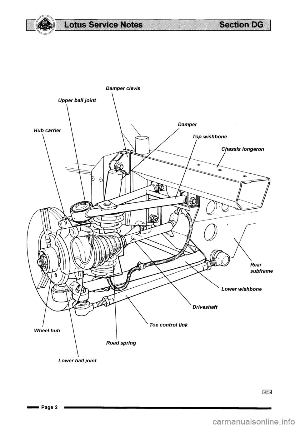 LOTUS ELISE 2001  Service Repair Manual 