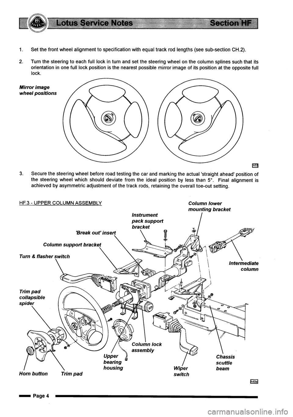 LOTUS ELISE 2001  Service Repair Manual 