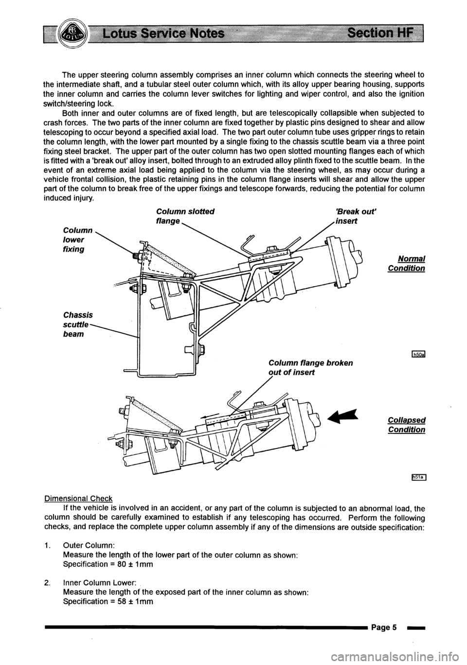 LOTUS ELISE 2001  Service Repair Manual 
