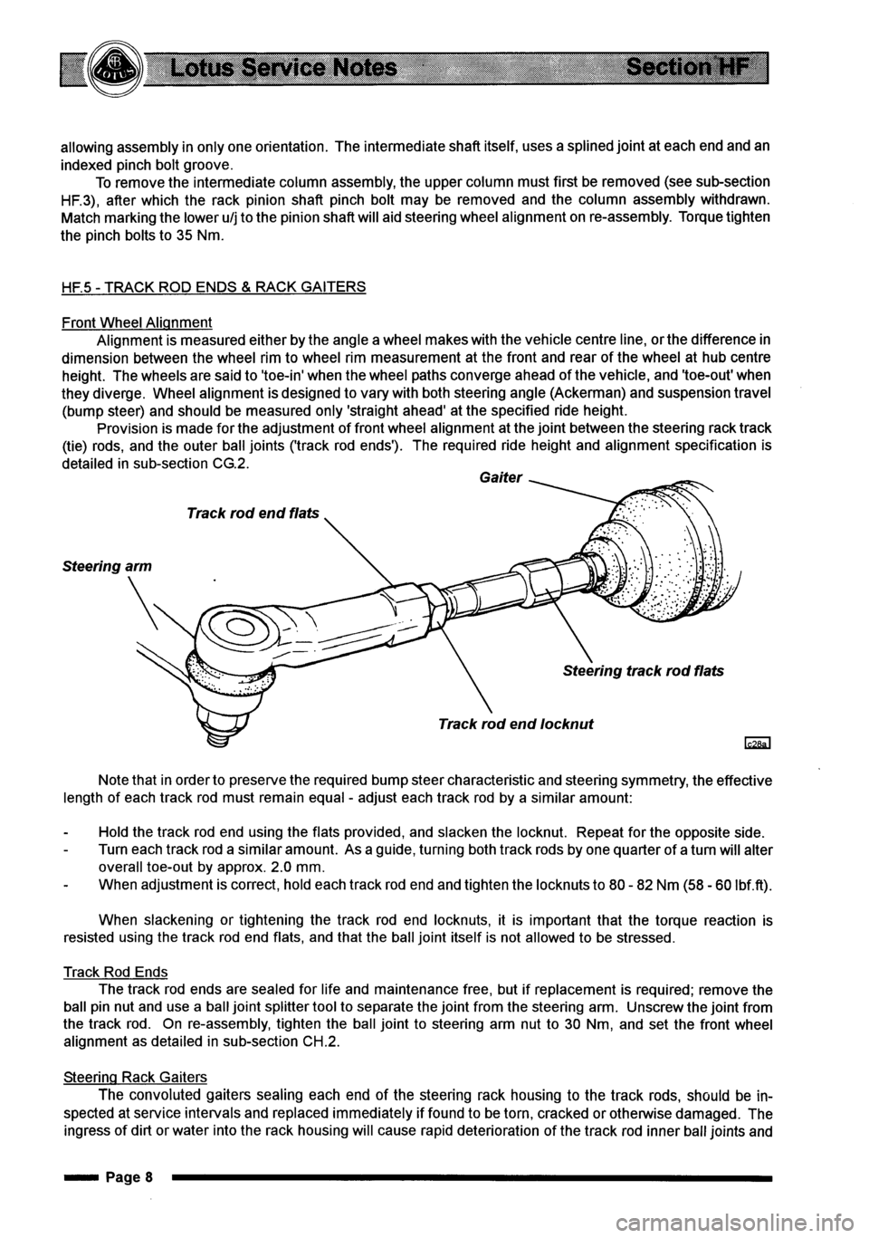 LOTUS ELISE 2001  Service Repair Manual 