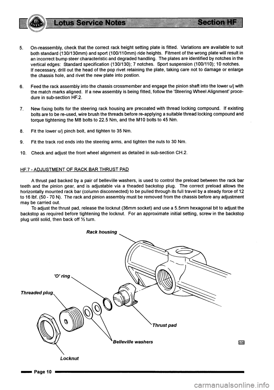 LOTUS ELISE 2001  Service Repair Manual 