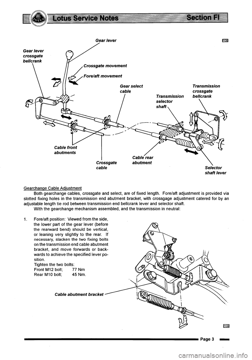 LOTUS ELISE 2001  Service Repair Manual 