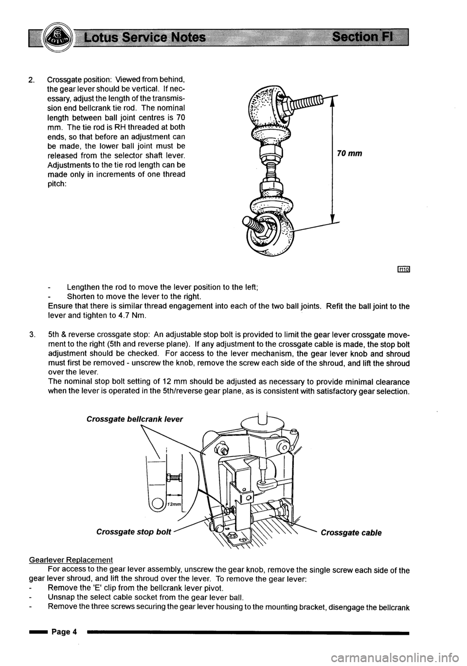 LOTUS ELISE 2001  Service Repair Manual 