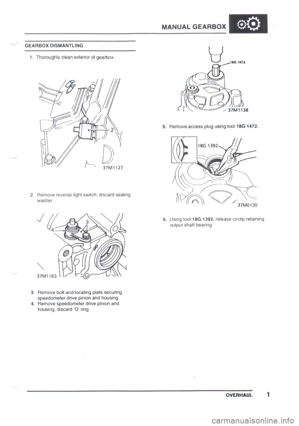 LOTUS ELISE 2001  Service Repair Manual 